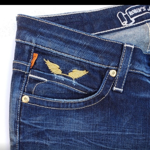 New Women's ROBIN'S JEAN Bardot Straight Leg Jeans - Picture 4 of 6